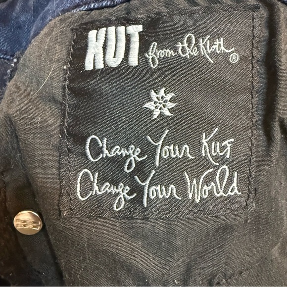 Kut from the Kloth | Baby Boot Cut High Rise Blue Jeans with Stretch | Sz 14 - Picture 13 of 13